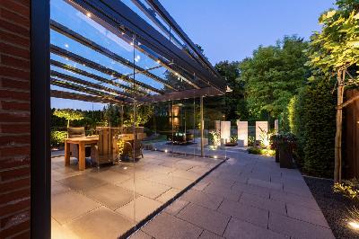 Tischlerei Miebach Engelskirchen liefert montiert Terrassendach von Solarlux Glashaus sdl atrium plus sl25 ref01052 715B | Zum Vergrößern anklicken