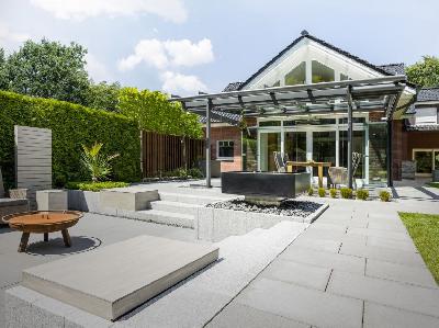 Tischlerei Miebach liefert montiert Terrassendach von Solarlux Glashaus SDL Atrium plus sl25 ref01052 mf 023 retusche ci2018 | Zum Vergrößern anklicken