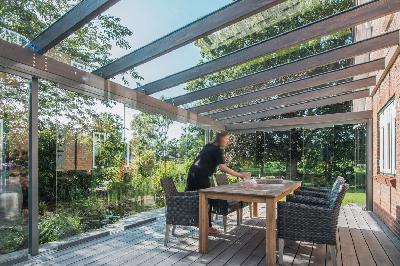 Tischlerei Miebach Engelskirchen liefert montiert Terrassendach Glashaus SDL Aura sl25 ref01594 4456 ci2018 | Zum Vergrößern anklicken