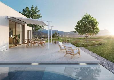Sonnenschutz Pool Terrasse Engelskirchen Sommer | Zum Vergrößern anklicken