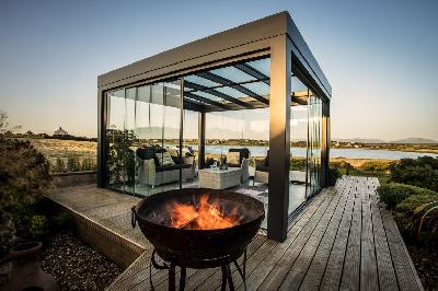 Tischlerei Miebach liefert montiert Terrassendach von Solarlux Glashaus sdl acubis sl20e ref01604 128 | Zum Vergrößern anklicken