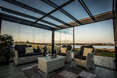 Tischlerei Miebach liefert montiert Terrassendach von Solarlux Glashaus sdl acubis sl20e ref01604 145 | Zum Vergrößern anklicken