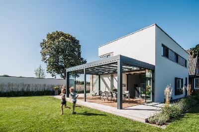 Tischlerei Miebach liefert montiert Terrassendach von Solarlux Glashaus sdl acubis sl20e ref01615 2104 ci2018 | Zum Vergrößern anklicken